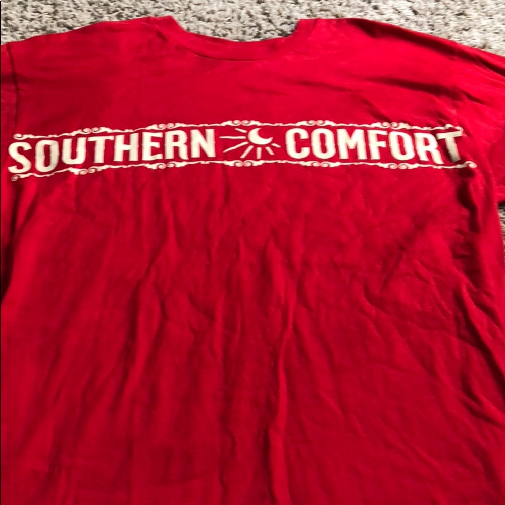 Southern Comfort Red T Shirt Large Men